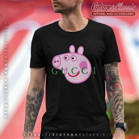 gucci peppa pig shirt china|Peppa Pig Gucci merch.